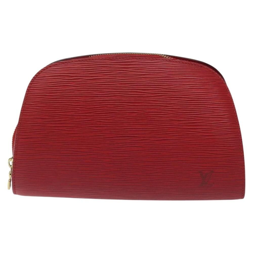 Louis Vuitton Epi Dauphine MM Pouch Red